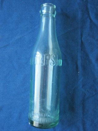 Early Straight Sided Pepsi Cola Bottle Charlottesville,  Va