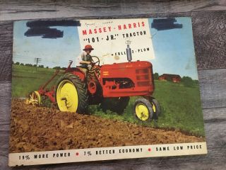 1941 Massey Harris 101 Jr Tractor Dealer Sales Brochure