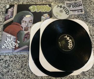Mf Doom Mm.  Food 2lp Vinyl Tour Version W/ Dvd Madvillain Viktor Vaughn Vg,