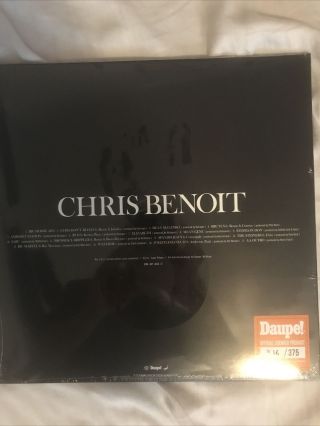 Weatside Gunn Chris Benoit Vinyl Record Daupe 16/375 RARE Authentic 2