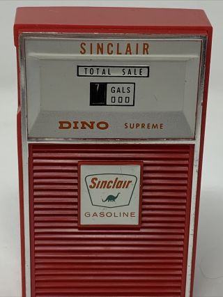 DINO Sinclair Gasoline Oil Advertising Gas Pump Six Transistor Radio 3
