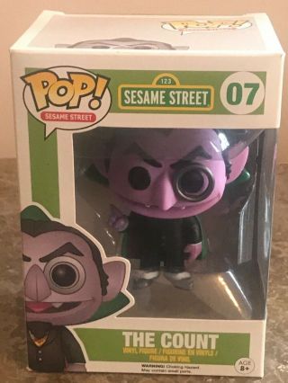 Funko Pop The Count Sesame Street 07.  Vaulted/retired