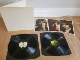 The Beatles White Album First Uk Pmc 7067 Pressing Xex709 - 1 710 - 1 711 - 1 712 - 1