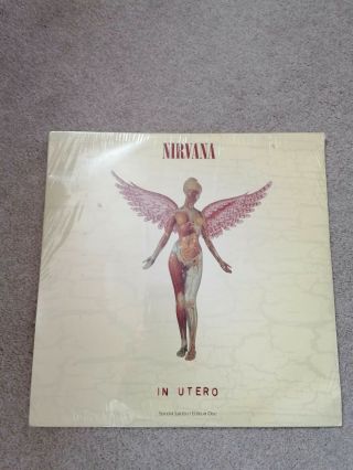 Nirvana In Utero 1993 Special Limited Edition Disc.  Lp Record Vinyl