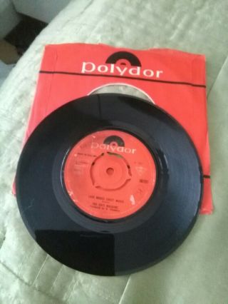 The Soft Machine - Love Makes Sweet Music - Vinyl 7 " 45rpm.  Polydor.  Vg,