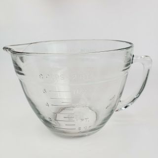 Anchor Hocking 8 Cups 2 Quarts Measuring Cup Microwave Safe Vintage