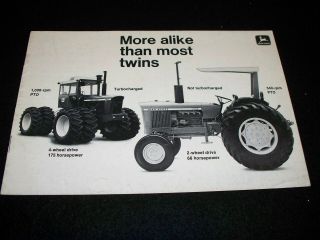 1974 John Deere 7520 1830 2130 1120 920 Tractor Brochure