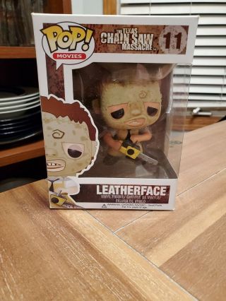 Funko Pop Movies 11 Leatherface Texas Chainsaw Massacre Vaulted In Protector