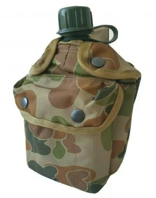 Tactical Force Auscam Canteen Molle Pouch 9ood / Nylon Webbing / Pouch Only