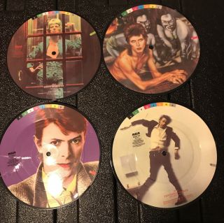 David Bowie " Fashions " 10 X 7 " 45 Rpm Set Picture Disc Compilation Rca Uk 1982vg