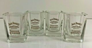 Jack Daniels Shot Glasses Set Of 4