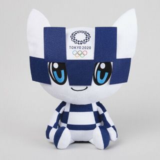 Last 1 Tokyo 2020 Olympic Mascot Plush Doll L Miraitowa Big “15.  7 Tall Japan Dhl