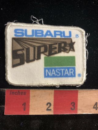 Vtg Subaru Nastar Snow Sking Advertising Patch 93j7