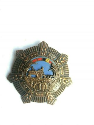 Romania Romanian Communist Enamel Order Of Labor 3 Rd Class