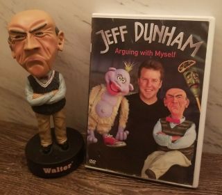 Jeff Dunham Talking Headknocker Bobblehead Neca Walter & Dvd ☆free Shipping☆