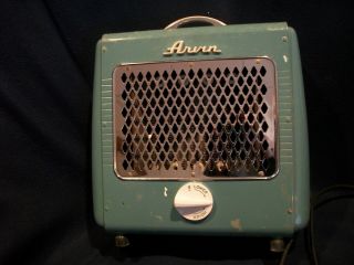 Vintage Arvin Electic Heater Model 5516 Bluish Green Space Heater Great