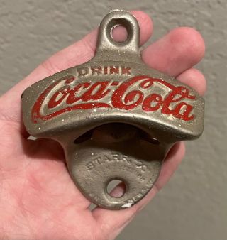 " Drink Coca - Cola " Vintage Bottle Opener Starr X Usa Coke Collectible Advertising