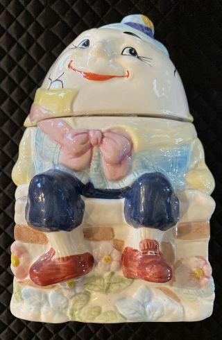Vintage Humpty Dumpty Cookie Jar - Bico China