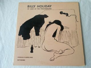 Billie Holiday At Jazz At The Philharmonic 10 " Lp Clef Records Mgc - 169
