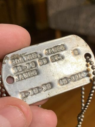 Wwii Ww2 Era 1950s Civil Defense Nyc Dept Of Education Dog Tag For Child