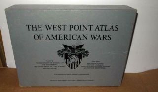 West Point Atlas Of American Wars 2 Vols Color Maps Detailed 6th Edition 1978