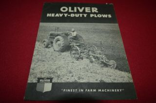 Oliver Tractor Heavy Duty Plows For 1948 Brochure Fcca