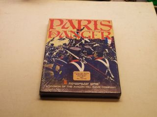 Paris In Danger By Avalon Hill For Atari 400/800 -