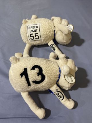Curto Toy 2000 Serta Counting Sheep Lamb Plush 13 & 55 " Speed Limit 55 "