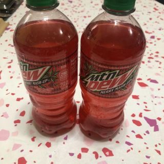 2020 Mtn Mountain Dew Merry Mash - Up 20 Oz X2 Holiday Limited Edition Exp 1/25/21