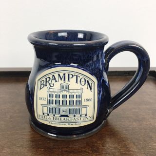 Brampton Bed & Breakfast Inn Deneen Pottery Mug Blue