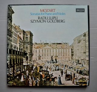13bb 207/212 - Mozart Sonatas For Piano & Violin - Lupu / Goldberg - 6lp Box - Ex