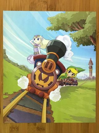 The Legend Of Zelda: Spirit Tracks Ds 2009 Pin - Up Print Ad/poster Official Art