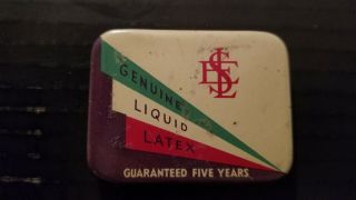 Genunine Liquid Latex Condom Tin Birth Control Quack Medicine Birth Control