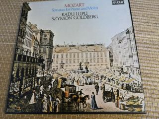 Szymon Goldberg,  R.  Lupu: Mozart - Sonatas For Violin & Piano / Decca 6 Lpuk Nm