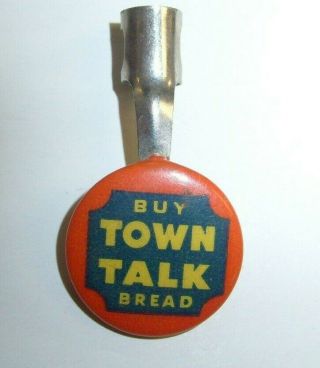 Buy Town Talk Bread Pencil Topper Advertisement Ad Small Tiny Sign