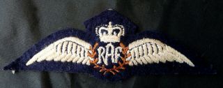 Raf Royal Air Force Pilots Uniform Brevet Wing; W/cdr A R Pruddah 58 Sqn Raf.