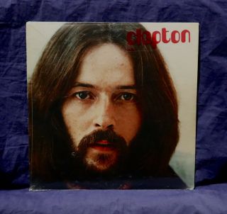 Eric Clapton Very Rare Lp Clapton 1973 Usa 1stpress W/hype Sticker