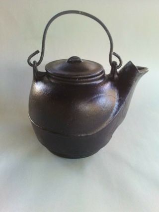 Vintage Mini Cast Iron Tea Kettle