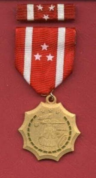 Wwii Philippine Defense Full Size Award Medal With Ribbon Bar World War