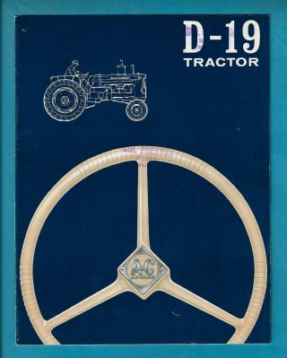 Allis - Chalmers D - 19 Tractor 26 Page Brochure Fe - 101 - 6304