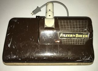 Vintage Filter Queen Brown Chrome Model D31x Power Head Vacuum