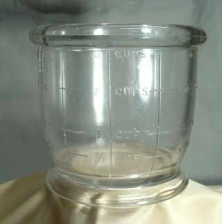 Vintage Depression Glass Measuring Cup Bowl Naxon 3 Cup