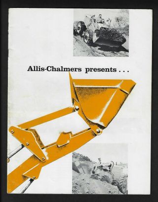 Allis - Chalmers Tl - 12 To Tl - 20 Tractor Loaders 18 Page Brochure A - Ci - 116 - 1263