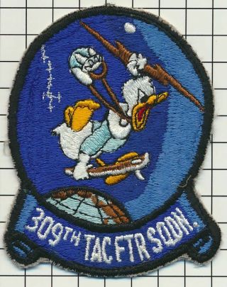 Usaf Patch - 309th Tactical Fighter Squadron F - 4d Era [1976 Era - Rfu]