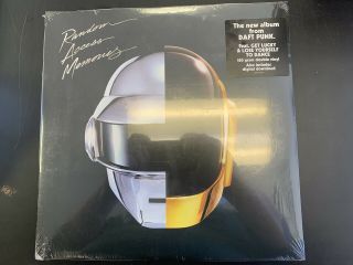 Daft Punk Random Access Memories U.  S.  2xlp Vinyl Record Hype Sticker