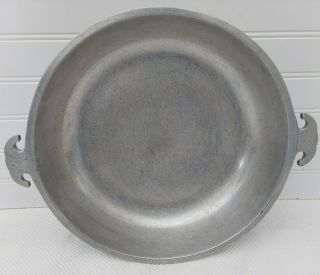 Vtg Guardian Service Ware Hammered Aluminum Cookware 12 " Round Roaster Griddle