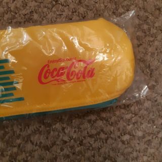 BNIB Vintage Sony Sports Coca - Cola Can Holder Carrying Case Koozie Insulator 90s 3