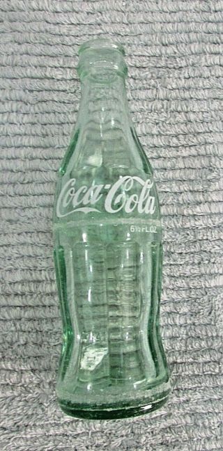 Old Birmingham Al Alabama 6 - 1/2 Oz Coca Cola Green Coke Soda Pop Bottle S/h