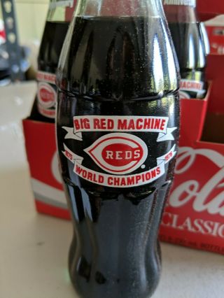 Coca - Cola Cincinnati Reds Big Red Machine 20th Anniversary Commemorative Bottle 3