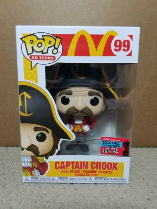 Funko Pop Captain Crook 99 Mcdonald 